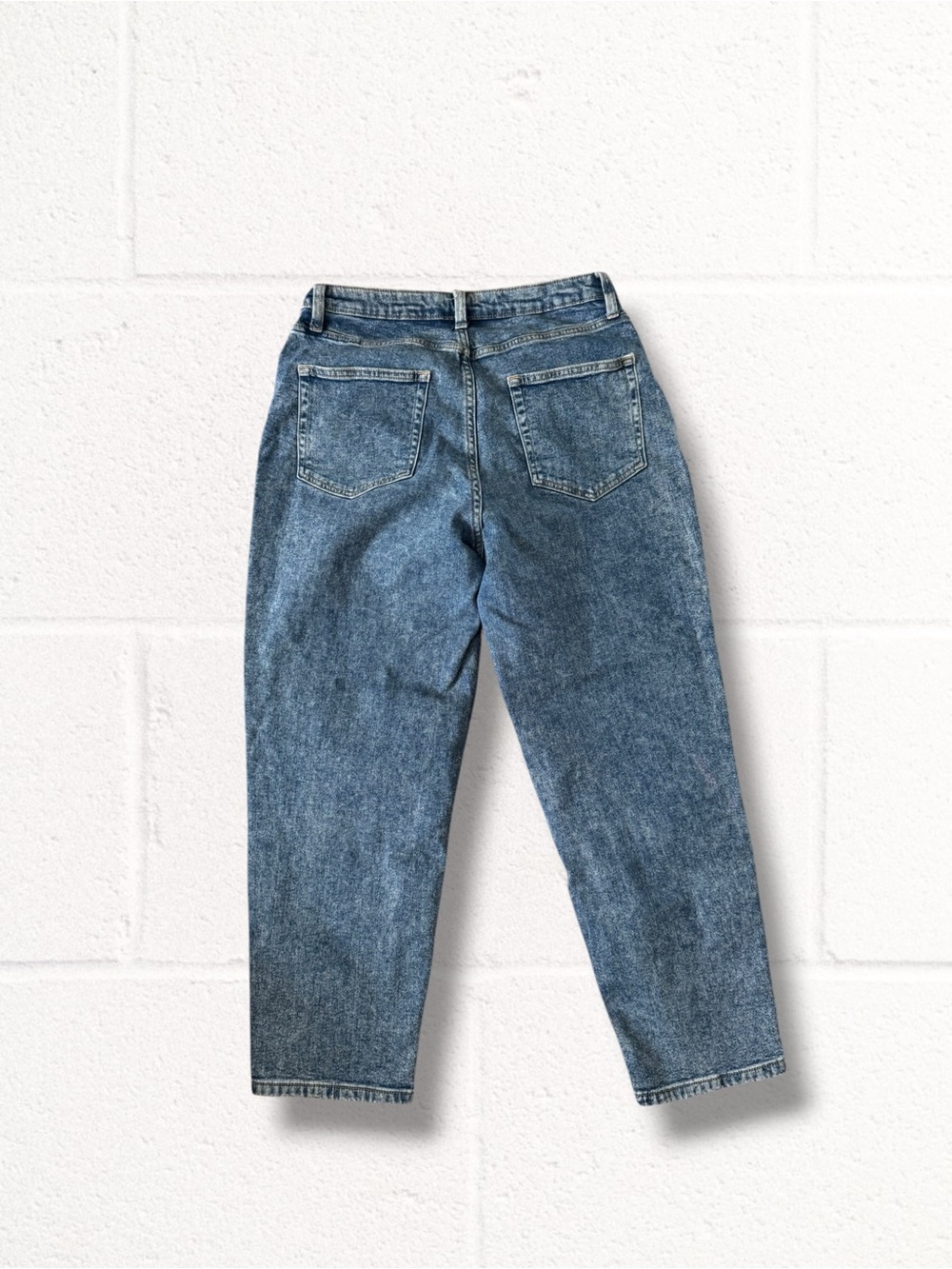 Wild Fable super high-rise tapered acid wash jeans, size 12 - Picture 4 of 5
